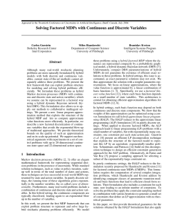 Solving Factored MDPs with Continuous and Discrete Variables