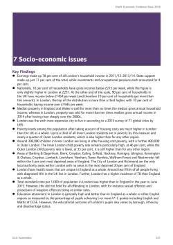 7 Socio-economic issues - Greater London Authority