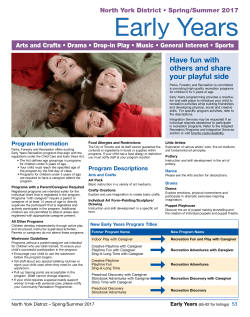 Early Years - FUN Guide Spring/Summer 2017