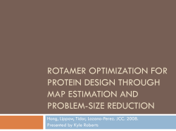 Rotamer Optimization for Protein Design through MAP