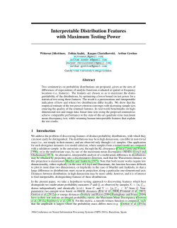 Interpretable Distribution Features with Maximum Testing Power