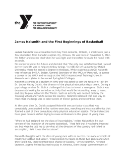 James Naismith and the First Beginnings of Basketball