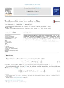 Special cases of the planar least gradient problem