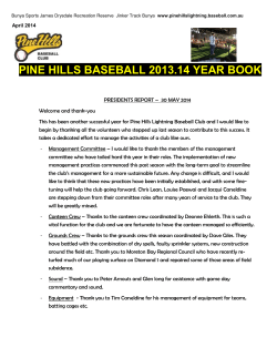 2013-2014 Club Yearbook