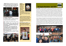 The Coppice Newsletter&ndash; April 2017