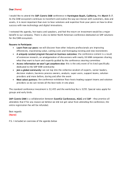 Convince Your Boss - SAP