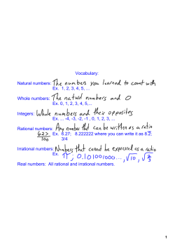 Natural numbers