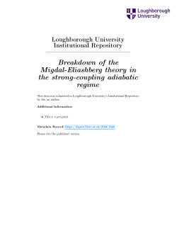 Breakdown of the Migdal-Eliashberg theory in the strong
