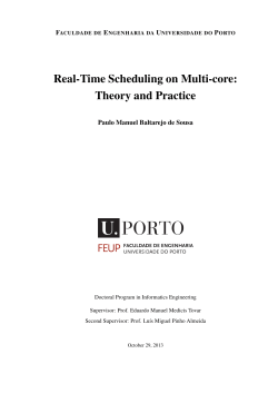 Real-Time Scheduling on Multi