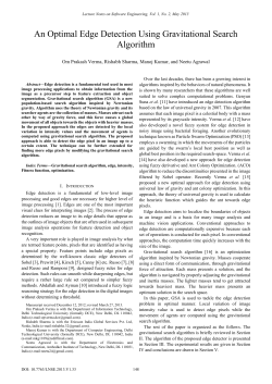 An Optimal Edge Detection Using Gravitational Search Algorithm