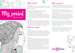 My period - Jean Hailes