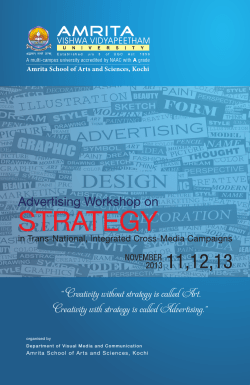 Creativity without strategy is called Art. Creativity