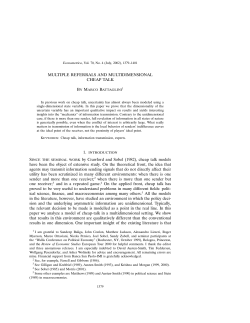 Multiple Referrals and Multidimensional Cheap Talk