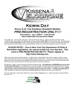 Event Flyer - USA Cycling