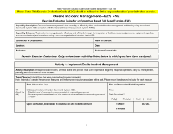 Onsite Incident Management&mdash;EDS Incident Command