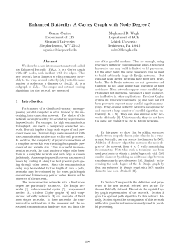 Enhanced Butterfly: A Cayley Graph with Node