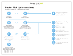 Team Packet Pick Up Instructions