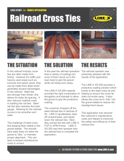Railroad Cross Ties - Line-X