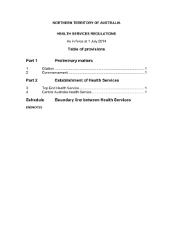 Serial No - NT Legislation