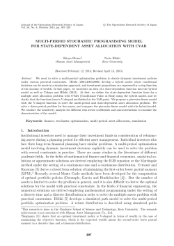 multi-period stochastic programming model for state