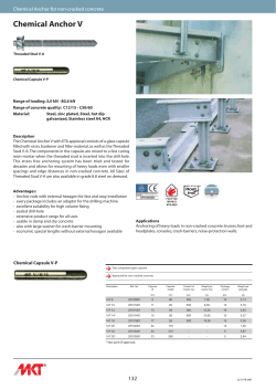 Chemical Anchor V
