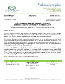 High school students athletes choose colleges during national