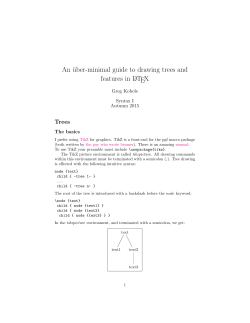 An &uuml;ber-minimal guide to drawing trees and features in LATEX