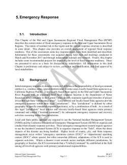 Draft Emergency Response Chapter &ndash; Word