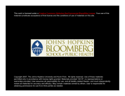 COST-EFFECTIVENESS ANALYSIS