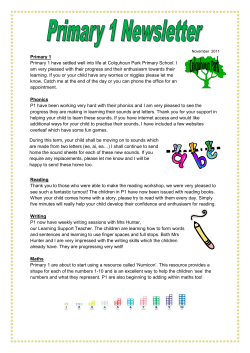 Click here - Colquhoun Park Primary School