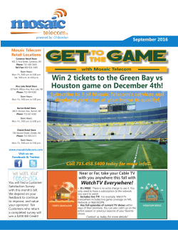 GET GAME - Mosaic Telecom