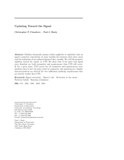 Updating Toward the Signal - PJ Healy