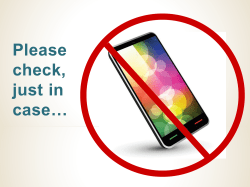 Please check, just in case*