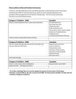 Category C Violation - $200 Examples Category B