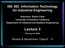 PPT - Engineering Class s - University of Southern California