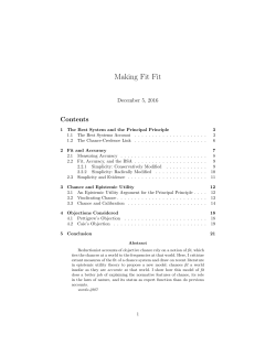 Making Fit Fit - Michael Townsen Hicks