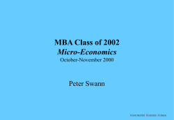 Micro-Economics