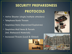 security prepardness procedures