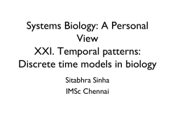 Discrete time models in biology