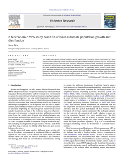 A bioeconomic MPA study based on cellular automata