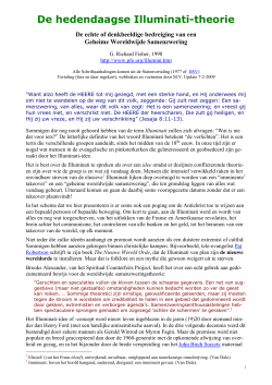 De hedendaagse Illuminati-theorie
