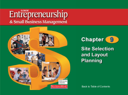 9.2 Site Selection and Layout Planning