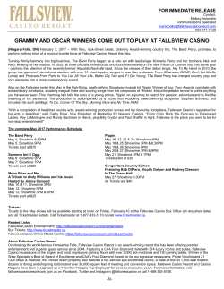 grammy and oscar winners come out to play at fallsview casino