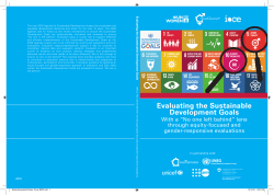 Evaluating the Sustainable Development Goals