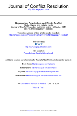 Journal of Conflict Resolution