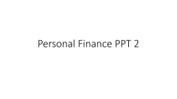 Personal Finance PPT 2