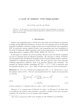 A class of Sobolev type inequalities