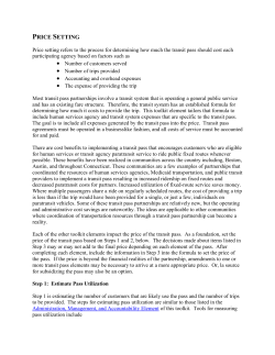 price setting - The Community Transportation Association of America