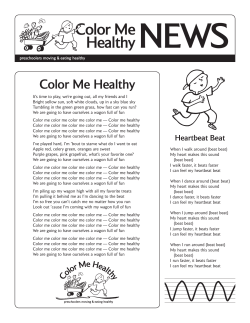 Lyrics - Color Me Healthy