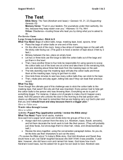 The Test - Vineyard Church